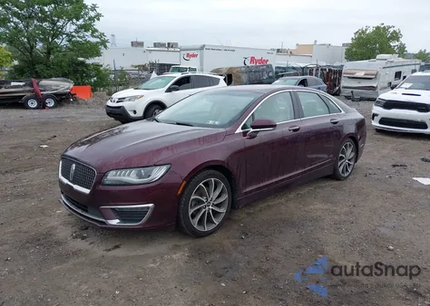 2018 Lincoln Mkz Select z USA, uszkodzony, nr VIN 3LN6L5D94JR626977